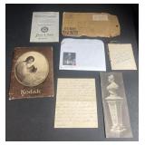 (7) Pieces of Vintage Ephemera