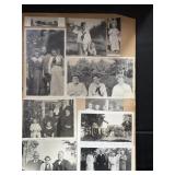 (15) Vintage Photographs on Album .Paper