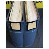 Empty international stamp album 1998 & 200