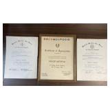 Vintage certificates