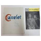 Camelot Playbill & Photo Book Signed Vintage
