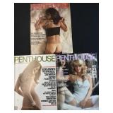 3 menï¿½s magazines (penthouse)