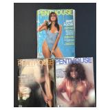 3 menï¿½s magazines (Penthouse)