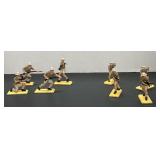 (8) Britains Ltd Deetail Metal Based Figurines