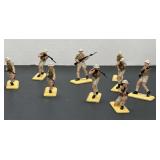 (9) Britains Ltd Deetail Medal Based Figurines