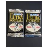 (2) UNOPENED Packs of Vintage Football Cards