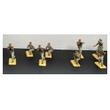 (8) Britains Ltd Deetail Metal Based Figurines
