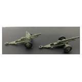 (2) Dinky Toys Cannons England  Metal Die Cast