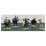 (8) Britainï¿½s Ltd Deetail Metal Base  Figurines