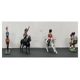 4 Metal Die Cast Figurines WBritans Britains Ltd