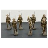 (7) Lineol. Vintage Toy Soldiers Germany