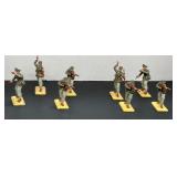 (8) Britains Ltd Deetail Metal Based Figurines