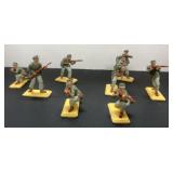 (8) Britains Ltd Deetail Metal Based Soldiers