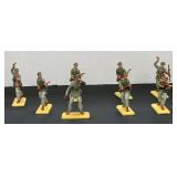 (8) Britains Ltd Deetail Metal Die Cast Figurines