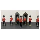 Vintage Britains Ltd  (7) Metal Die Cast Guards
