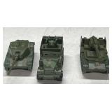 3 Hot Wheel Military Vehicles