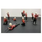 (9) Metal Die Cast Military  Figurines