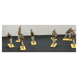 (8) Britains Ltd Deetail Metal Based Figurines