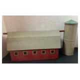 Hand Made Barn & Silo. - Vintage