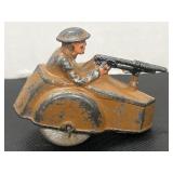 Vintage Metal Die Cast Military Toy