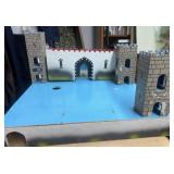 Vintage Wooden Castle Pieces