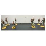 Britains Ltd Deetail Metal Base Figurines  (8)