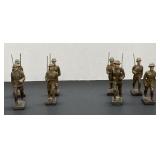 Vintage Lineol Toy Soldiers (8) Germany