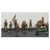 (10) Soldiers Vvintage Resin or Wood ?