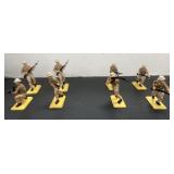 (8) Britains Ltd Deetail Metal Based Figurines