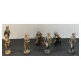 (7) Vintage Toy Soldiers Germany, Elastolin
