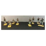 (8) Britains Ltd Deetail Metal Based Figurines