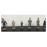 (6) Miniature Die Cast Figurines