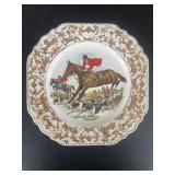 Vintage Lord Nelson Pottery Plate Fox Hunt