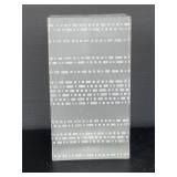 Rectangular Decorative Glass Vase Poland