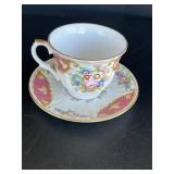 Vintage Beautiful Bone China Cup & Saucer -