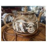 Large Vintage Gibsonï¿½s Fancy Gold Teapot