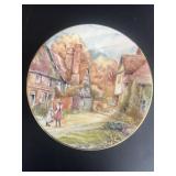 Vintage Plate English Scene  Bone China