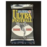 Vintage UNOPENED Pack Football Cards
