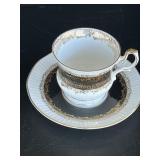Vintage Beautiful Bone China Cup & Saucer -