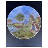 Royal Schwabap Pictorial Porcelain Plate-Holland