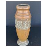 Large Copper Figural Vase