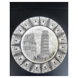 Vintage Plate -222 Fifth "Tower of Pisa"