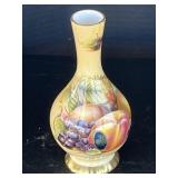 Beautiful Aynsley Bone China Vase-Orchard Gold
