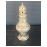Large Silver Tone Sugar Shaker w/Hall Marks