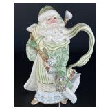 Large Fitz & Floyd Santa Pitcher