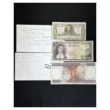 Bolivia / Columbia / Brazil bills