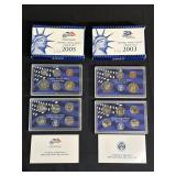 United States Mint Proof Set 2003 - 2005