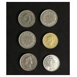 Swiss coins 1980