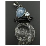 Silver pendant necklace (20g)