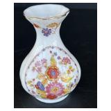 Small Carmarthen Bone China Wales Floral Vase